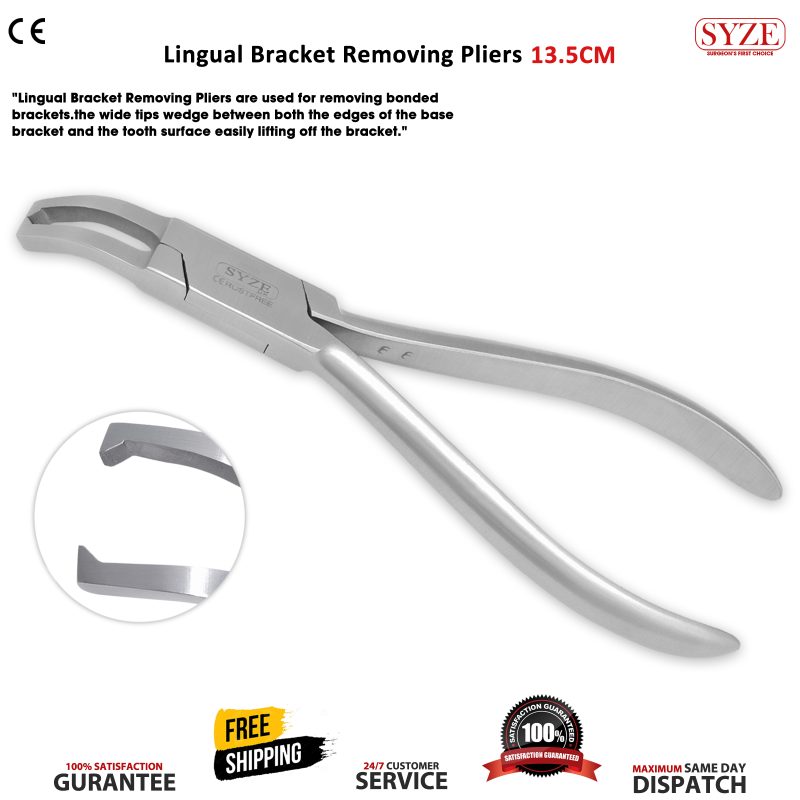Lingual Bracket Removing Pliers