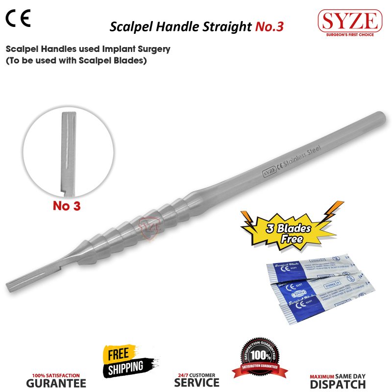Scalpel Handle 3no Straight