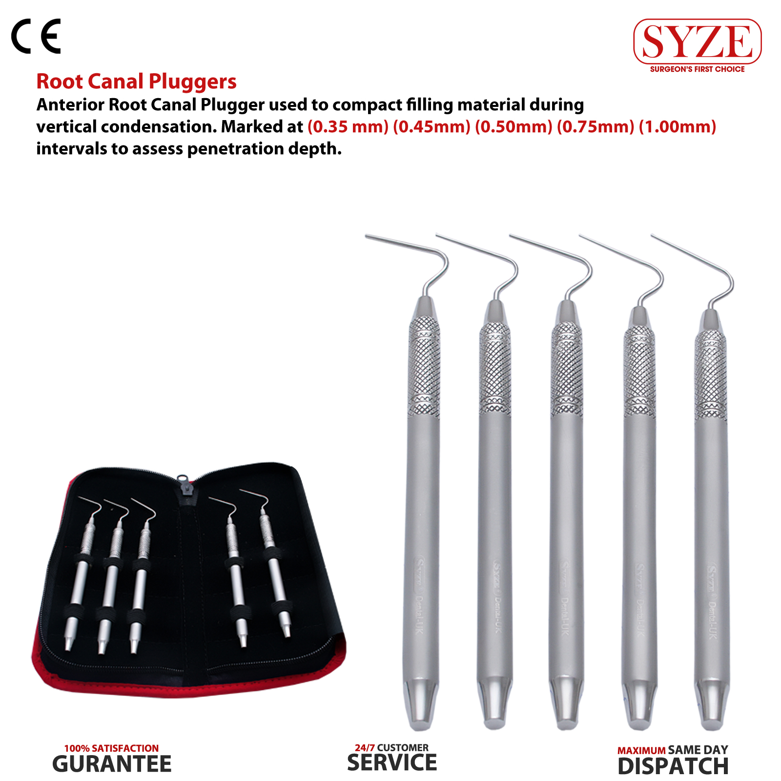 1 (2) Root Canal Pluggers