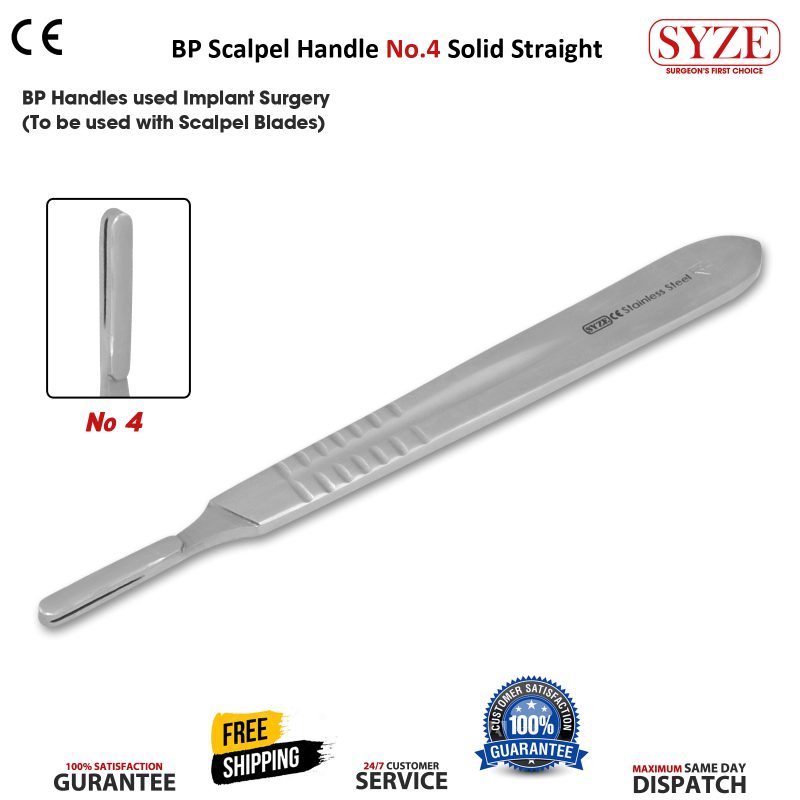 Scalpel Handle 4no With 3 Blades