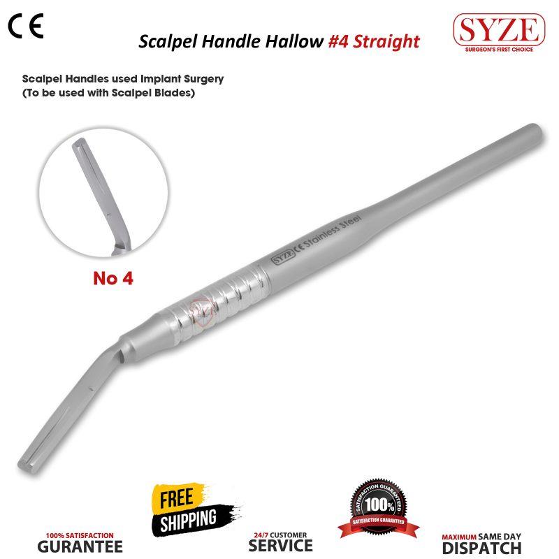 Scalpel Handle 4no Curved Halo