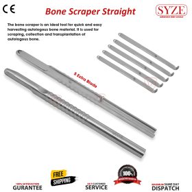 Bone Scrapers Straight + 5 Extra Blade