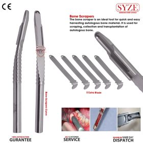Bone Scrapers Straight + 1 Extra Blade