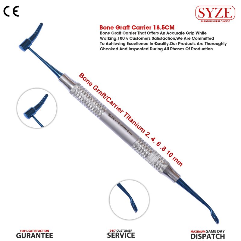 Bone Graft Carrier Titanium Coated