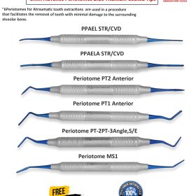 6pc Advance Periotomes Set