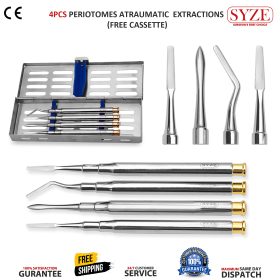 4pcs Periotomes Atraumatic Extractions Set With Cassette