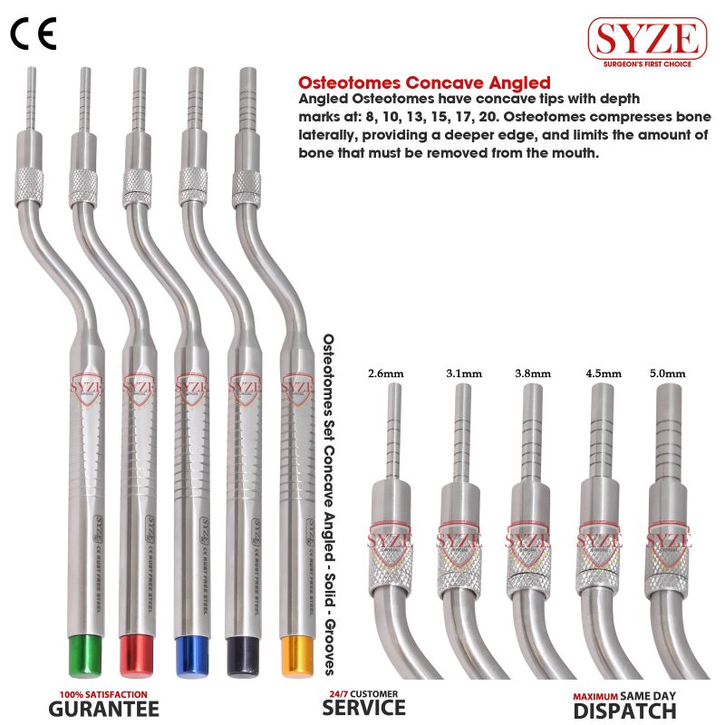 Osteotomes Concave Angled