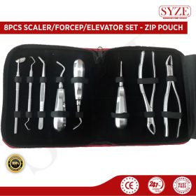 New 8pcs Scaler/forcep/elevator set - zip pouch
