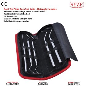 Root tip picks 5pcs Set Solid - Octangle Handels