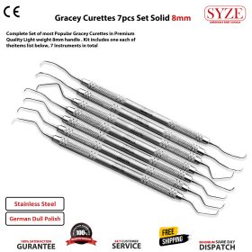 Standard Gracey Curettes 8mm Hallow