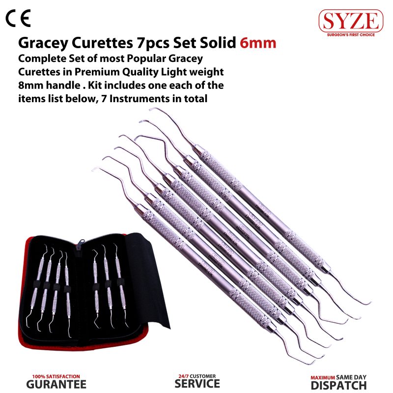 Gracey Curettes 6mm Solid