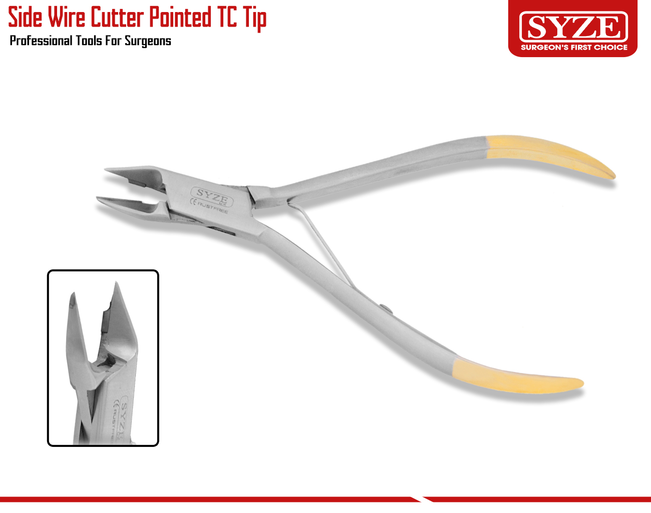 1 Side Wire Cutter Pointed TC tip