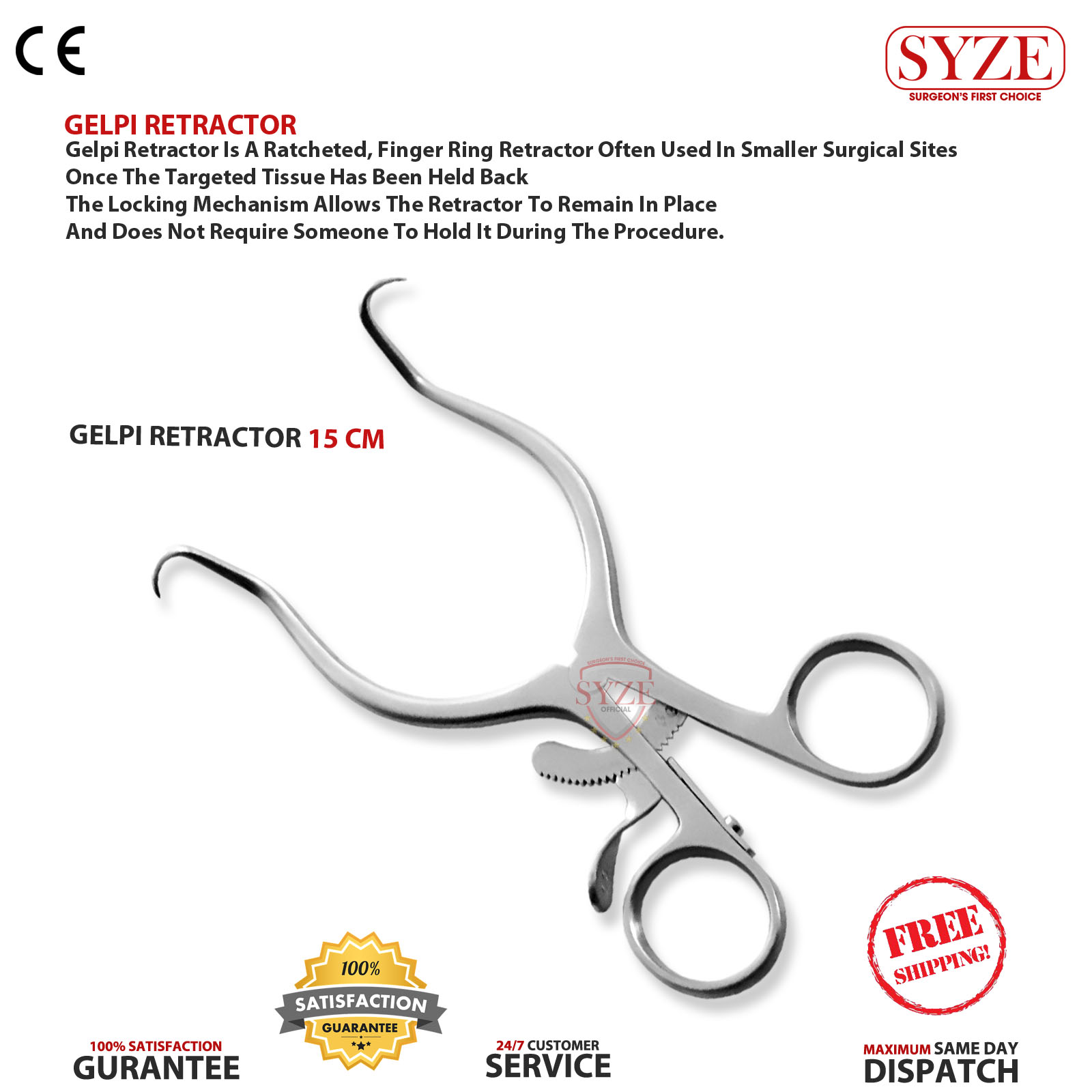1 Gelpi Retractor 15cm