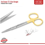 Iris Scissor TC 11.5cm Straight Tissue Trimming Surgical Instruments