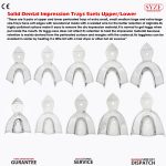 Solid Dental Impression Trays 5 Sets Upper/Lower
