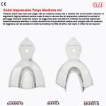 Solid Impression Trays Medium set Upper / Lower