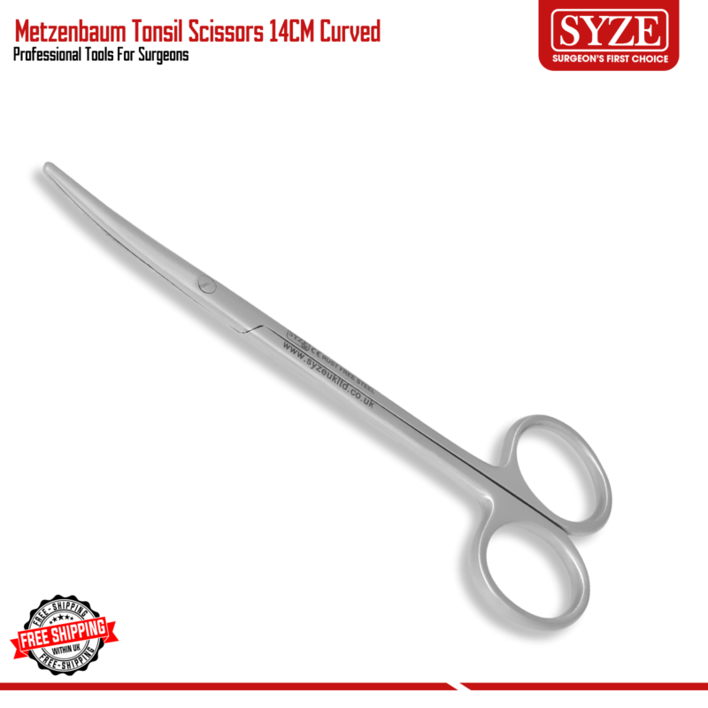 Metzenbaum Tonsil Scissors 14cm Curved