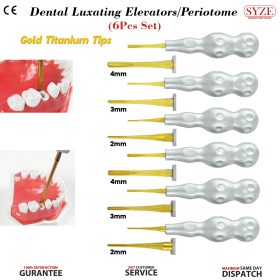 6 Pcs Luxating Elevator Set Round/Flat