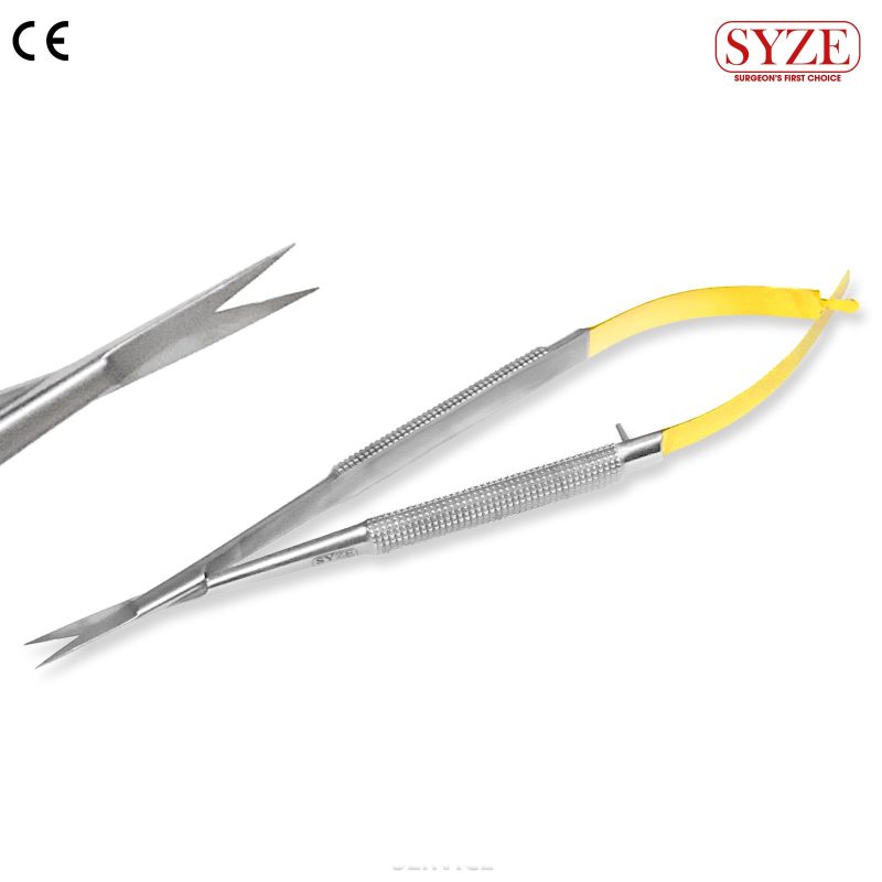 Micro Scissor TC 14cm Straight