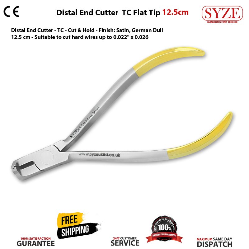 Distal End Cutter TC Flat Tip