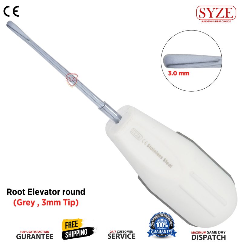 Dental Surgical Tooth Loosening Root Luxation Elevators Curved
