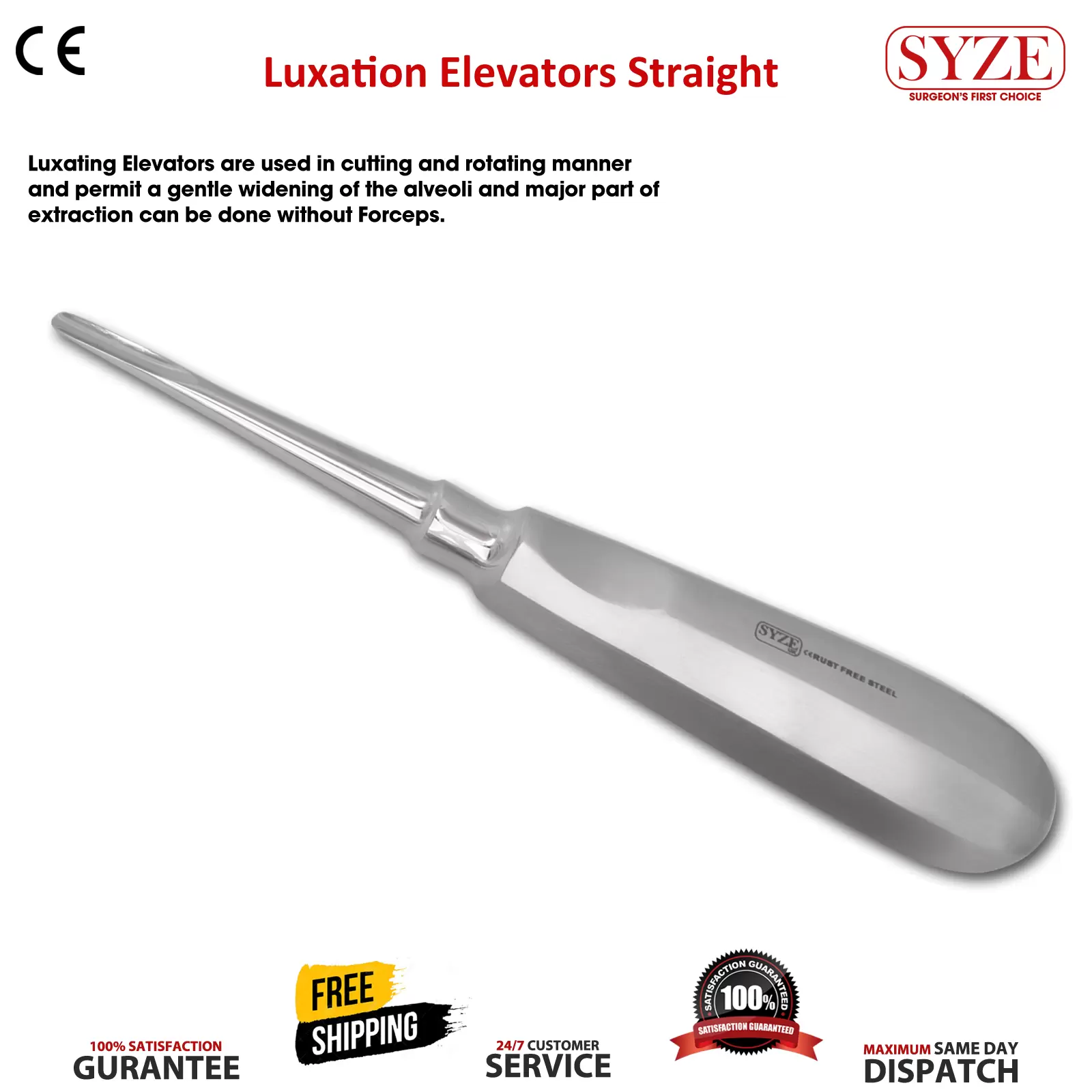 Luxator Elevator Straight 4mm