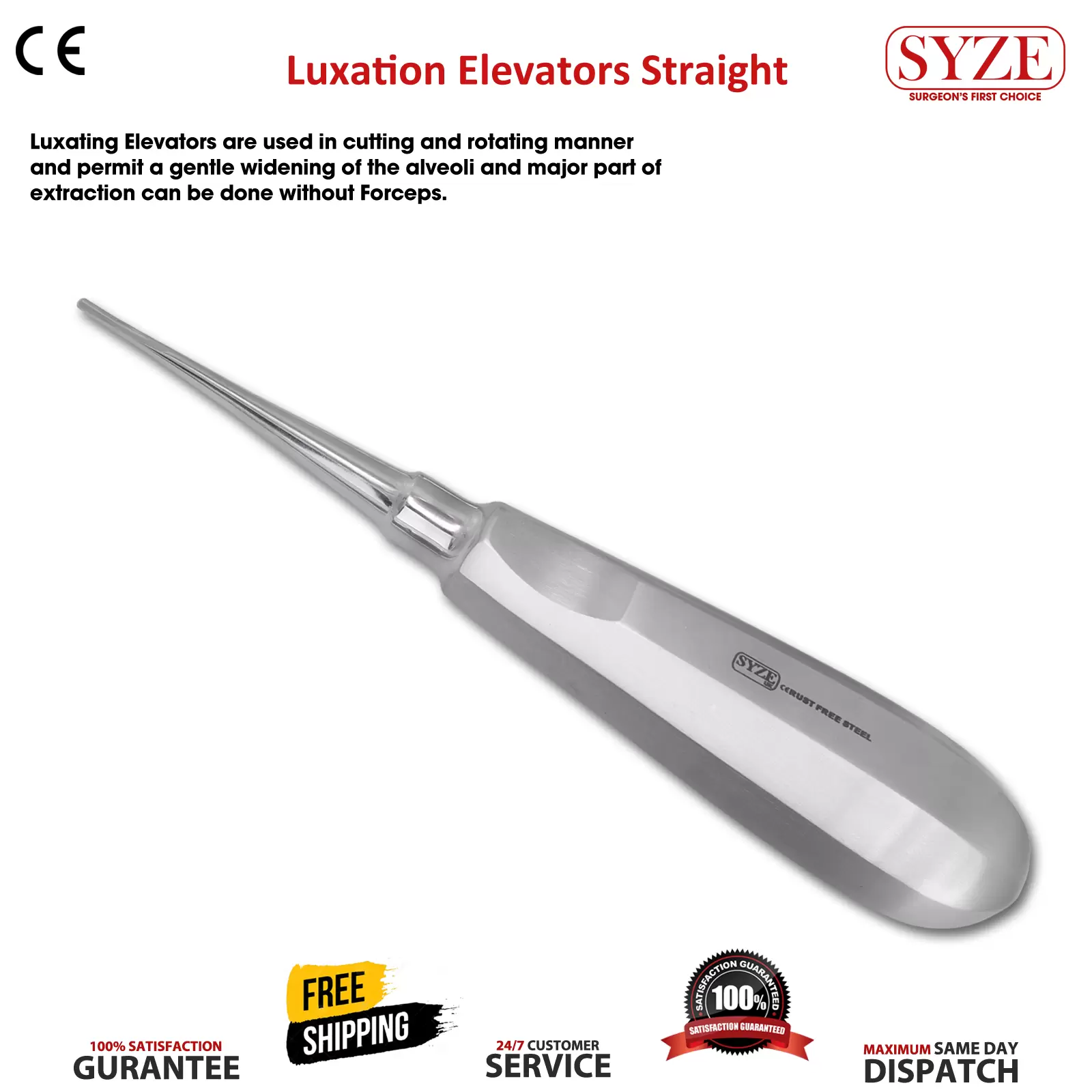 Luxator Elevator Straight 1mm