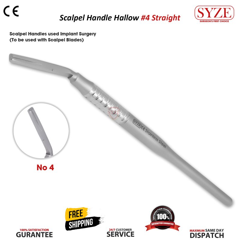 Scalpel Handle 4no Curved Halo
