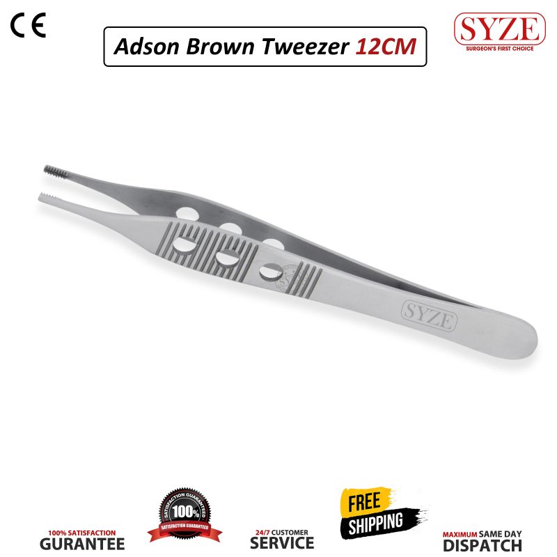 Adson Brown Tweezer - 12CM