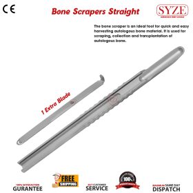 Bone Scrapers Straight + 1 Extra Blade