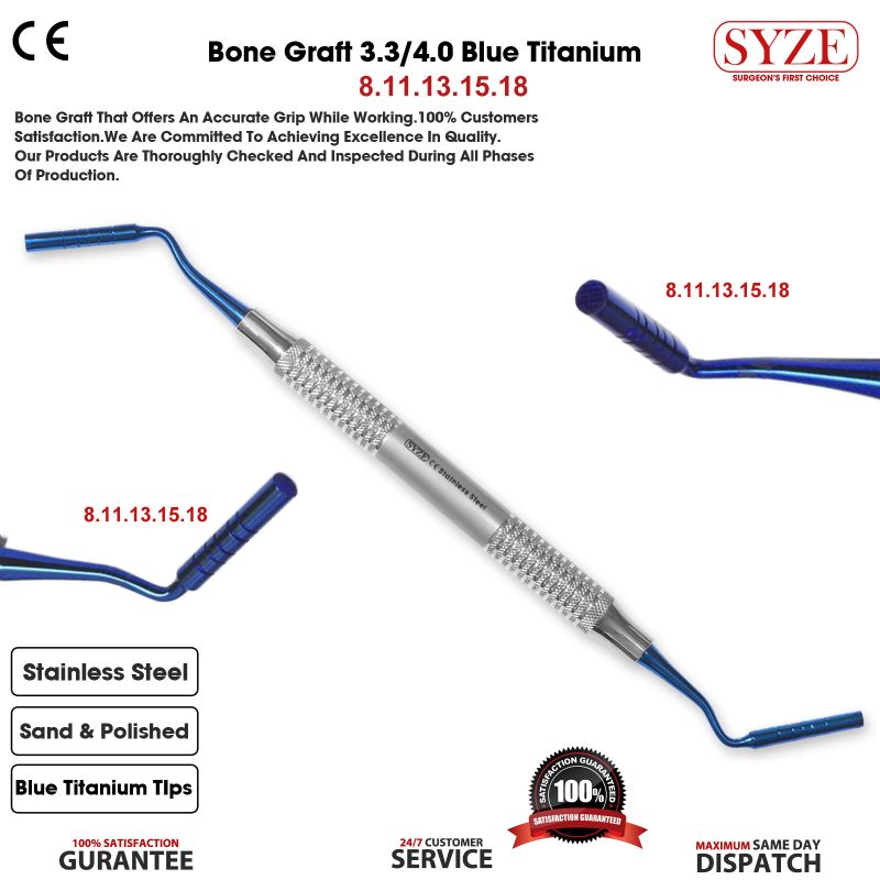 Bone Graft 3.3/4.0 Titanium Coated