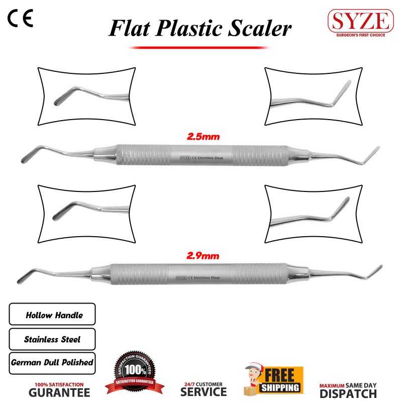 Flat Plastic Scalers (2.5-2.9 mm)