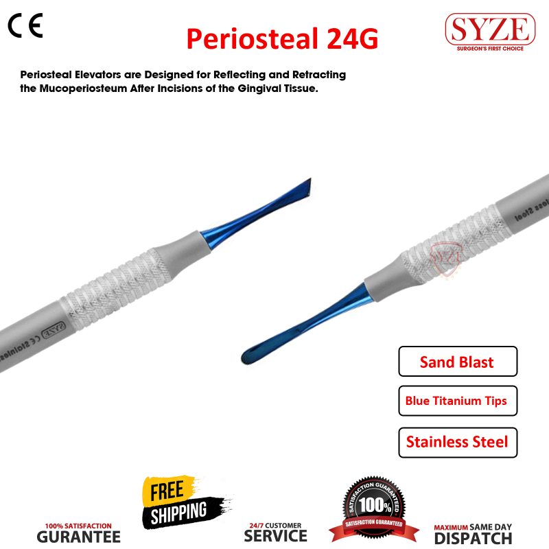 Periosteals 24g Blue Titanium Coated