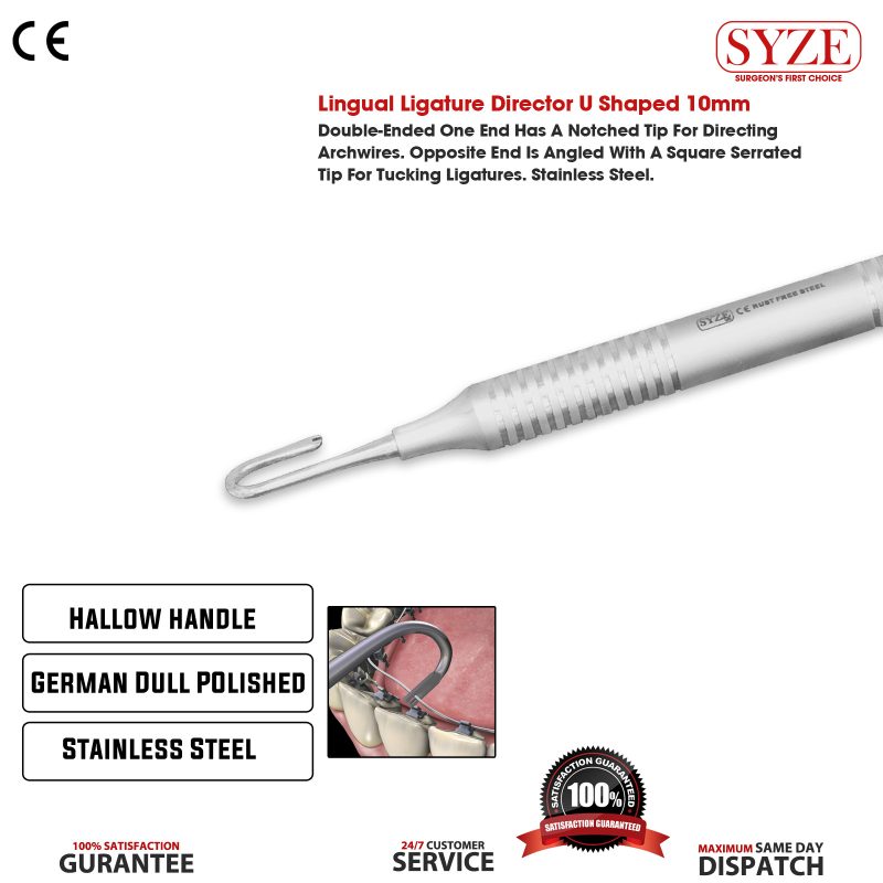 Lingual Ligature Director U Shape