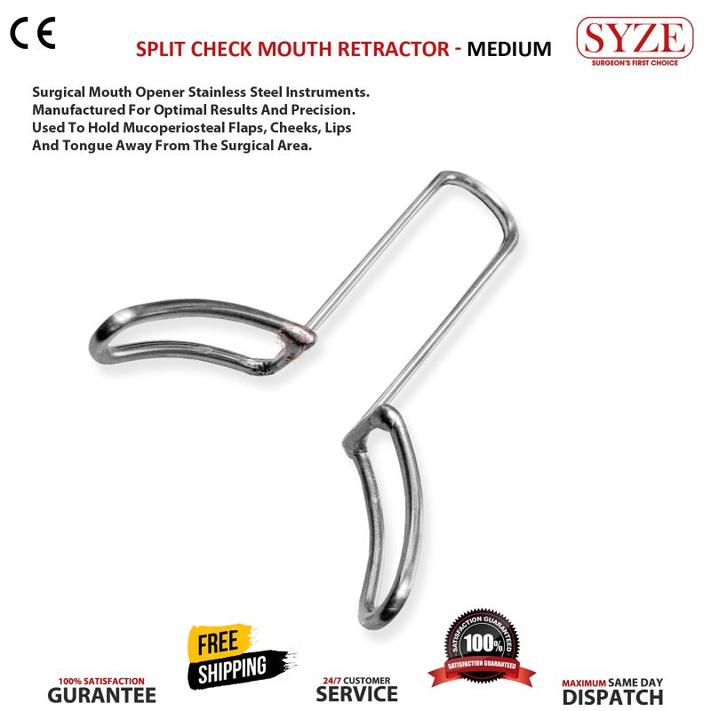 Split Check Mouth Retractor - Medium