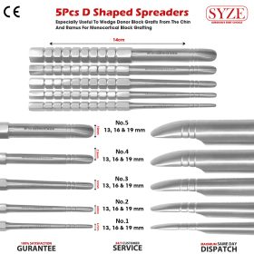 D Shaped bone Spreaders