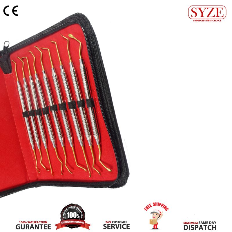 9pc Sinus Lift Elevator Set With Pouch