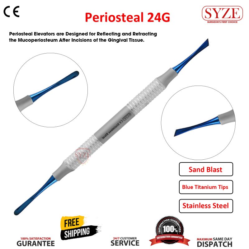 Periosteals 24g Blue Titanium Coated