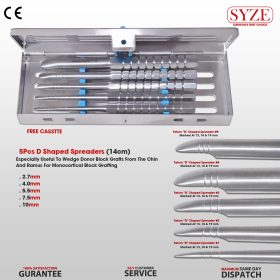 D Shaped Bone Spreaders With Cassette
