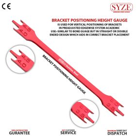 0.22 Bracket Height Gauge Pink Coated