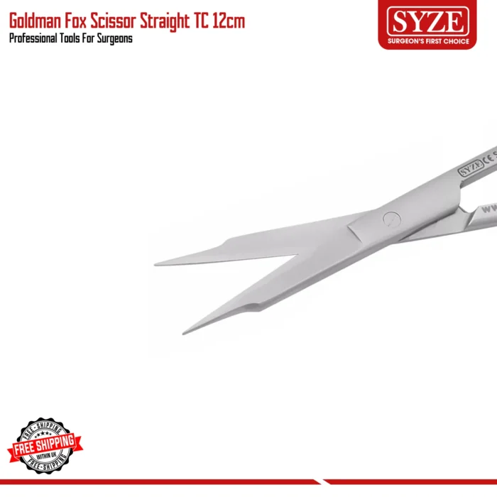 Fox Scissors Goldman Fox Scissors TC Trimming Tissue Surgical Instruments