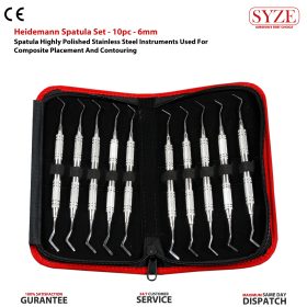 Heidemann Spatula Set - 10pc - 6mm