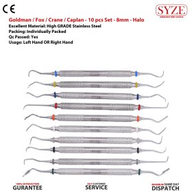 Goldman Fox / Crane Caplan - 10 Pcs - Color Sorting Rings
