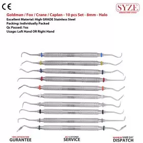 Goldman Fox / Crane Caplan - 10 Pcs - Color Sorting Rings