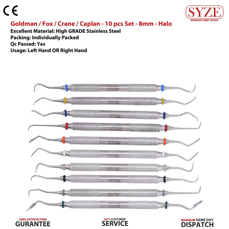 Goldman Fox / Crane Caplan - 10 Pcs - Color Sorting Rings
