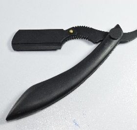 Full Black Wooden Handle Screw Razor