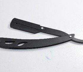 Leaf Handle Full Black Clip Razor