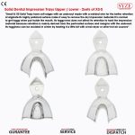 Solid Impression Trays Upper/Lower 2 Sets X-Small
