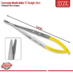 TC Castroviejo Needle Holder Straight Fine Tip 14cm