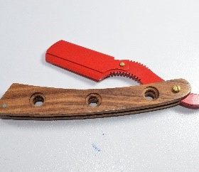 New 3 Holes Wood Handle Design Clip Razor